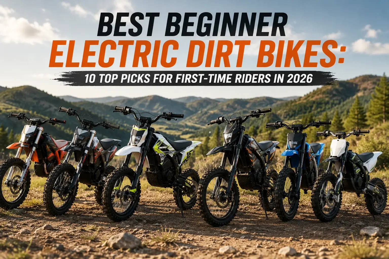 Best Beginner Electric Dirt Bikes 10 Top Picks for First-Time Riders in 2026