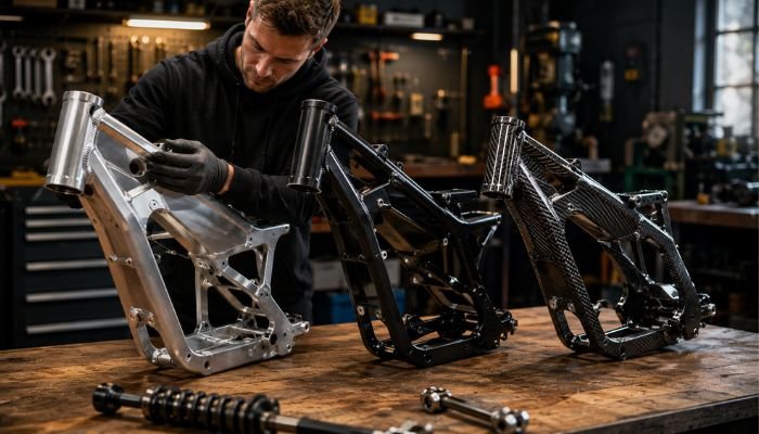 Electric Dirt Bike Frame Materials