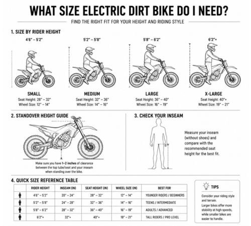 What Size Electric Dirt Bike Do I Need