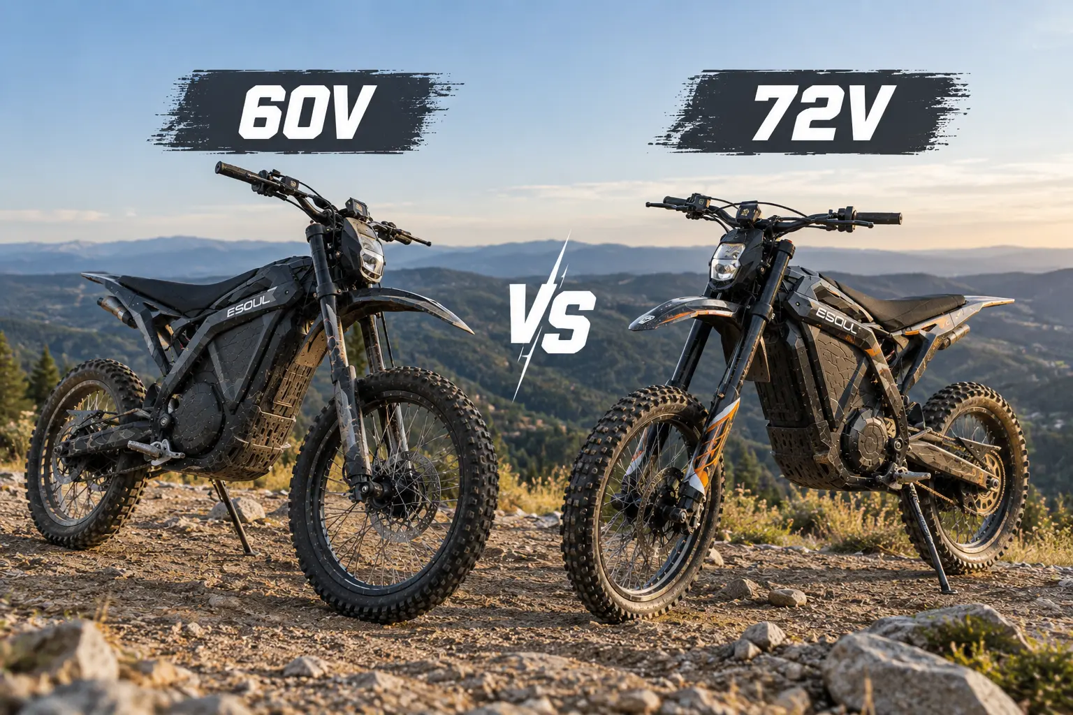 72V vs 60V Electric Dirt Bike