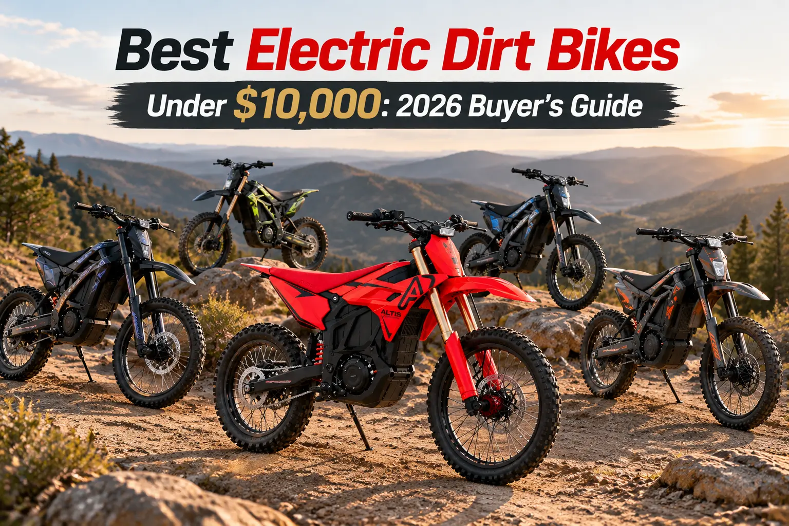 Best Electric Dirt Bikes Under $10,000