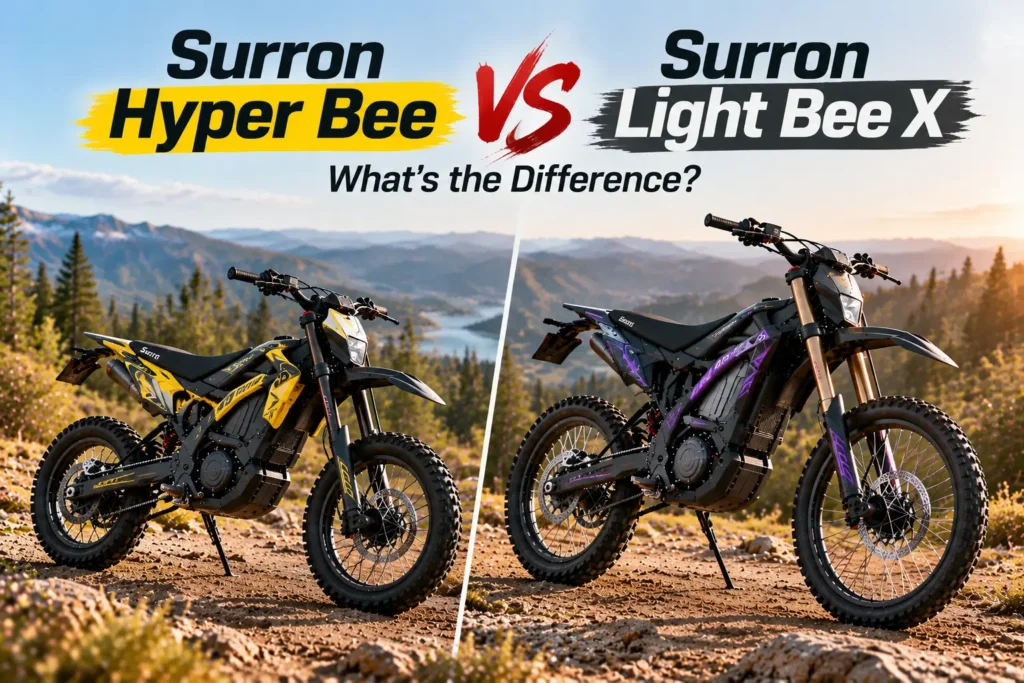 Surron Hyper Bee vs Light Bee X